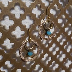 Dancing circles. Handmade one of a kind earings.